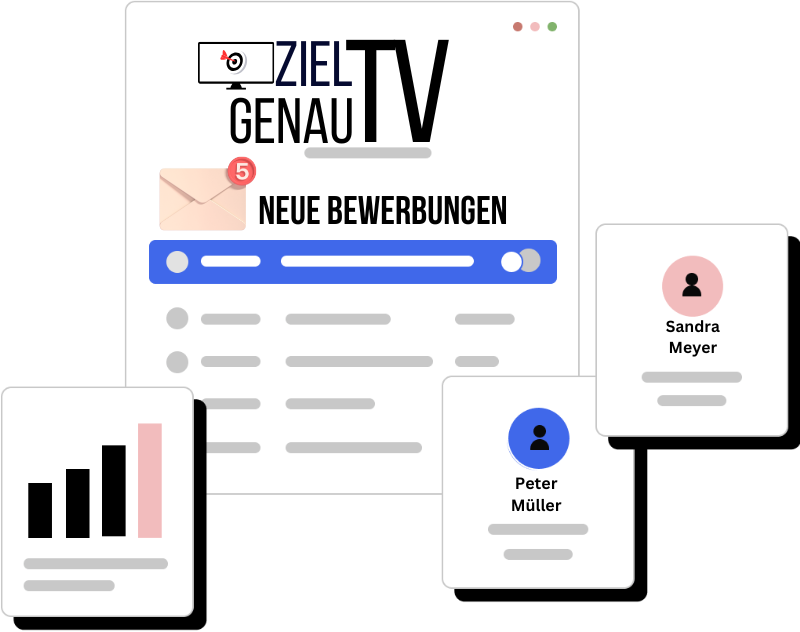 Zielgenau-TV Mitarbeiter im TV finden in deinem Umkreis Zielgenau TV Mitarbeiter übers TV gewinnen